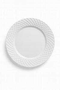 Talerz 32 cm opal biały komplet 4 szt. talerz do serwowania