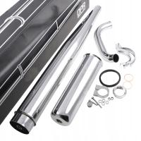 Tłumik chromowany 32mm AOA 3.5 Simson DPR Performance 2025 komplet