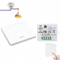 Беспроводной переключатель света РФ 433мхз 10а, беспроводная панель стены