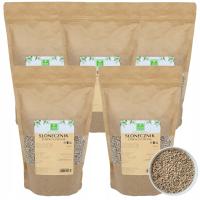 POKARM DLA PTAKÓW ziarno dla ptaków słonecznik łuskany aż 5kg zestaw