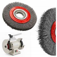 Szczotka Druciana 150mm Otw 33mm tarczowa do szlifierki stołowej z redukcją