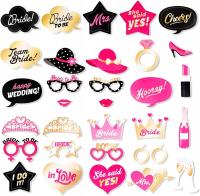 ZABAWNY ZESTAW REKWIZYTÓW NA WIECZÓR PANIEŃSKI DO FOTOBUDKI