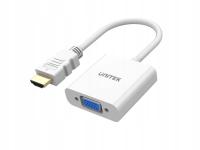 Adapter HDMI - VGA Unitek Y-6333C01 biały