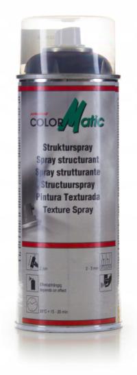 LAKIER STRUKTURALNY DO PLASTIKU SPRAY CZARNY CM