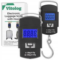 Waga Bagażowa Elektroniczna Hakowa Wędkarska Turystyczna do Walizek 50kg
