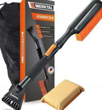 SKROBACZKA SAMOCHODOWA TELESKOPOWA Z MIOTEŁKĄ I FUNKCJĄ KRUSZENIA LODU