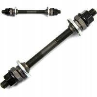 Ось ступицы колеса передняя 140 мм черный fi10, 3/8 RJX