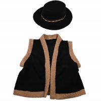 PASTUSZEK STRÓJ JASEŁKA KOSTIUM PRZEDSTAWIENIE PASTERZ KAMIZELKA KAPELUSZ