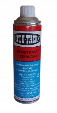 Penetrant czerwony DIFFU-THERM BDR 500 ml