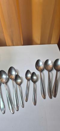 Gerlach PRL kolekcjonerskie sztućce łyżki łyżeczki komplet (2