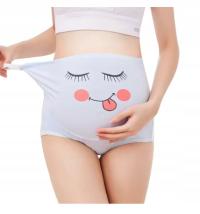 MAJTKI CIĄŻOWE BAWEŁNIANE REGULOWANE NIEBIESKIE 1879