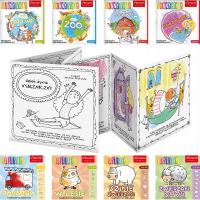 Monumi Zestaw Książeczek Harmonijek dla dzieci 3+