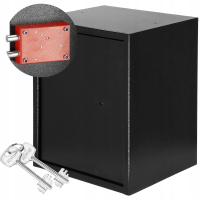Домашний сейф, ящик для ключей, прочный твердый бронированный сейф, 2 ключа, колышки XL