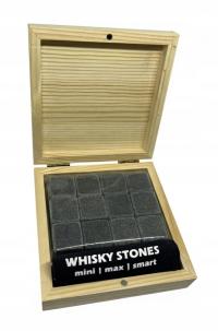12x Kostki Lodu Do Drinków Whisky Kamienie Lodowe Chłodzące Napoje Pudełko