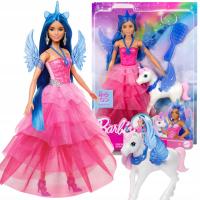 BARBIE LALKA SAPPHIRE + FIGURKA SKRYDLATY JEDNOROŻCEC AKCES. 65 ROCZNICA