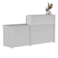 Lada Recepcyjna 200 cm - do biura, dla kosmetyczki, lekarza biała