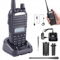 PROFESJONALNY UV-82 BAOFENG KRÓTKOFALÓWKA HT WALKIE-TALKIE PMR 8W