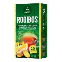 Herbata Astra Rooibos z Cytryną i Imbirem 20 torebek ekspresowa z czerwonok