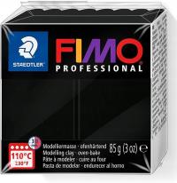 Masa termoutwardzalna FIMO professional 85g czarna