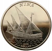 GILBERT ISLANDS - KIRIBATI 1 DOLLAR 2016 STATEK ŻAGLOWIEC - NINA UNC