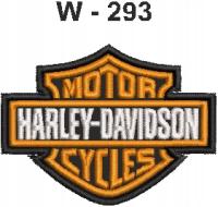 Naszywka motocyklowa , napis