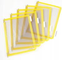 Panele prezentacyjne TARIFOLD A4 (10 sztuk) żółte