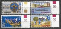 BARBADOS - Niezależność skautów na Barbadosie 1969 ** Mi 292-5 (1570)