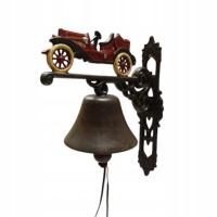 Stylowy Żeliwny Dzwonek SAMOCHÓD