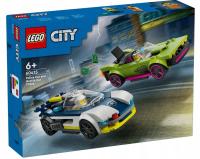 LEGO Klocki City 60415 Pościg radiowozu za muscle