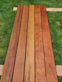 SUCUPIRA egzotyczna deska tarasowa 21x145x1850mm WYPRZEDAŻ