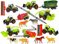 12в1 набор тракторов металл машины ферма 4475
