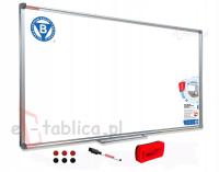 Tablica biała magnetyczna suchościeralna 200x120 cm MEMOBOARDS + zestaw