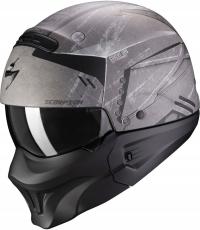 SCORPION Kask motocyklowy EXO-COMBAT EVO INCURSION srebrny mat / czarny