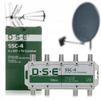 Wewnętrzny sumator antenowy DSE SSC-4 | 4x SAT + RTV