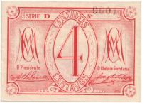 13.iu.Portugalia, Manteigas, 4 Centavos 1921,St.1-
