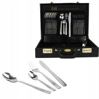 KOMPLET SZTUĆCÓW ZESTAW KARL HAUSMANN MONICA 72EL. 12OS WALIZKA SZTUĆCE