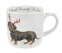 Kubek porcelanowy Jamnik z rogami 310 ml, Royal Worcester