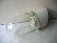 LAMPA przemysłowa LOFT bauhaus Nad DRZWI : PORCELANA i SZKŁO ..... !!!