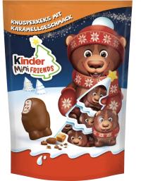Kinder Mini Friends Czekoladki Chrupiące Ciastko Karmelowe ŚWIĘTA 122g z DE
