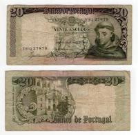 PORTUGALIA 1964 20 ESCUDOS