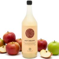 Яблочный уксус натуральный живой непастеризованный мутный рациональный 1л 1000 мл