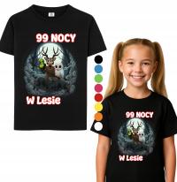 KOSZULKA DZIECIĘCA 99 NOCY W LESIE ROBLOX GRA DLA DZIECKA M 140cm +TATUAŻE