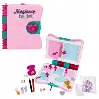 Дневник волшебный блокнот с аксессуарами ювелирные наклейки для девочки