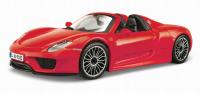 Porsche 918 Spyder красный 1:24 Bburago 18-21076