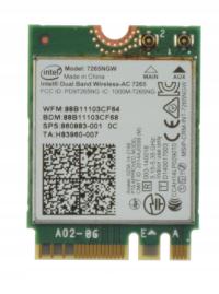Moduł Bluetooth, WiFi Intel Wireless-AC 7265 7265NGW SPS 860883-001