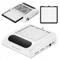 POCHŁANIACZ PYŁU DO PAZNOKCI FREZARKI BIAŁY FILTR KASETOWY HEPA MOC 100W