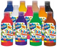Farby plakatowe w butelce 500 ml Bambino zestaw 11 kolorów