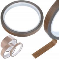 ЗАЩИТНАЯ ТЕФЛОНОВАЯ ЛЕНТА 300°C С КЛЕЕМ ДЛЯ ГЕРМЕТИКА 10 М 0,18 ММ 10 ММ HQ