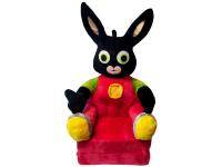 Fotelik z pluszu dla dziecka rozkładany króliczek krzesło do pokoju zabawka