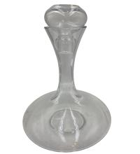 Szklana karafka dekantacyjna 1 l ok.1990–2010 szkło przezroczyste